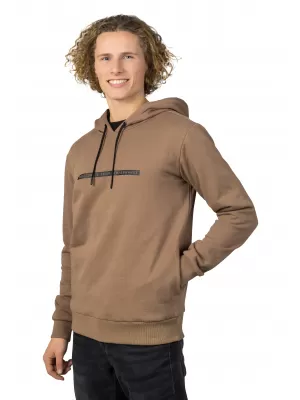 Férfi pulóver HANNAH SEYMORE HOODY KOKA MOKKA