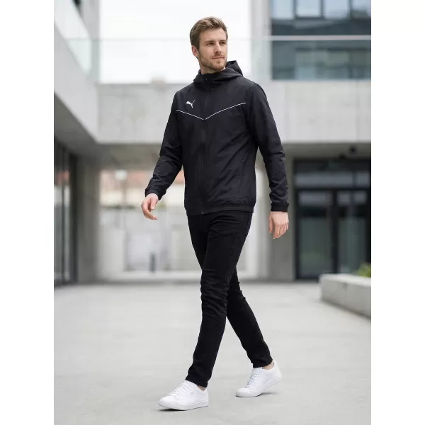  Férfi dzseki PUMA TEAMRISE ALL WEATHER JACKET 657396-03 FEKETE 