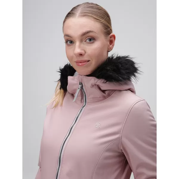  Női softshell kabát LOAP LUNELLA OLW2309 RÓZSASZÍN 
