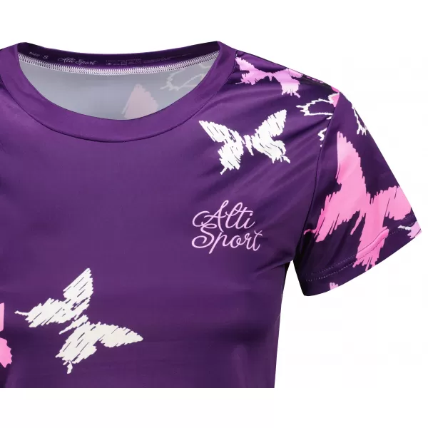 Prémium funkcionális női póló ALTISPORT VOJ/ALW002TR01 LILA 