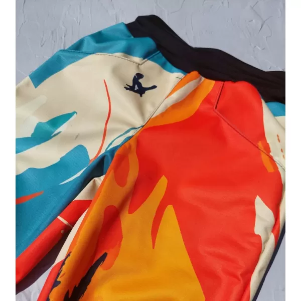  Gyermek softshell nadrág WAMU MOUNTAIN BIKE SVĚTLÁ SZÍNESEBB 
