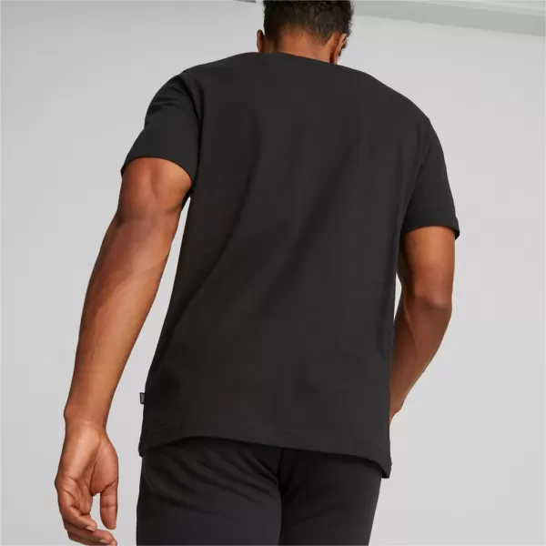  Férfi póló PUMA ESS SMALL LOGO TEE 586668-01 FEKETE 