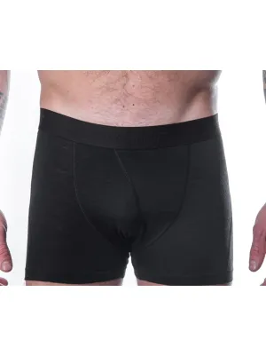Férfi boxeralsó SENSOR MERINO AIR FEKETE