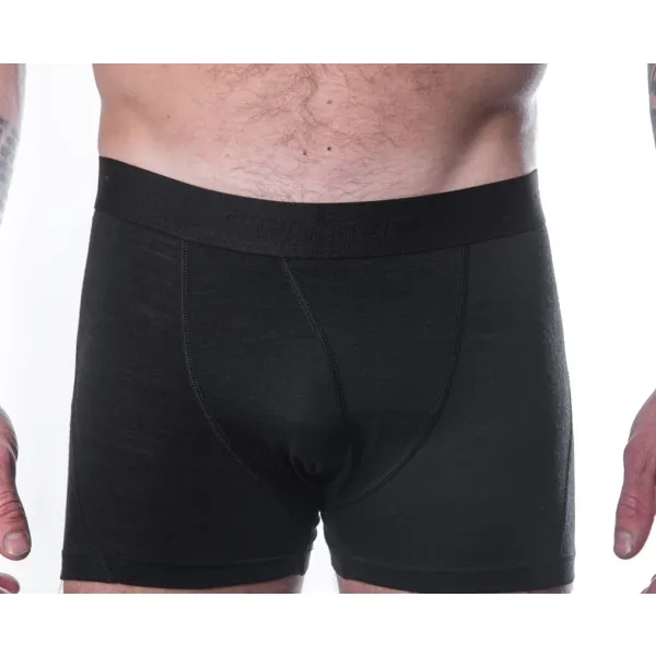  Férfi boxeralsó SENSOR MERINO AIR FEKETE 