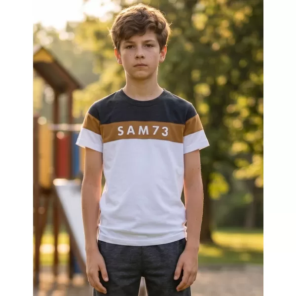  Fiú póló SAM 73 KALLAN KT 503 FEHÉR 