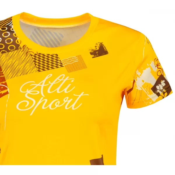  Prémium funkcionális női póló ALTISPORT VOJ/ALW009TR01 SÁRGA 