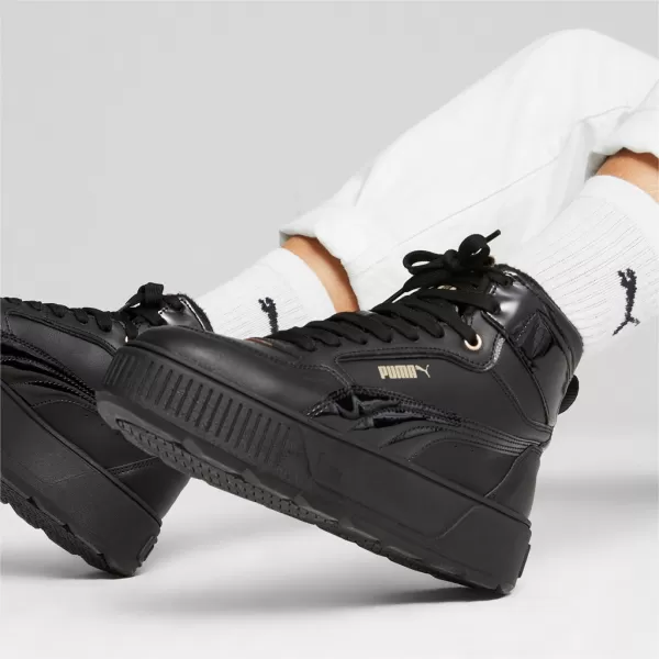  Női cipők PUMA KARMEN REBELLE MID WTR 387624-03 FEKETE 
