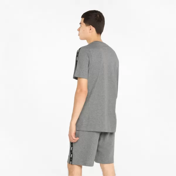  Férfi póló PUMA ESS+ TAPE TEE 847382-03 SZÜRKE 
