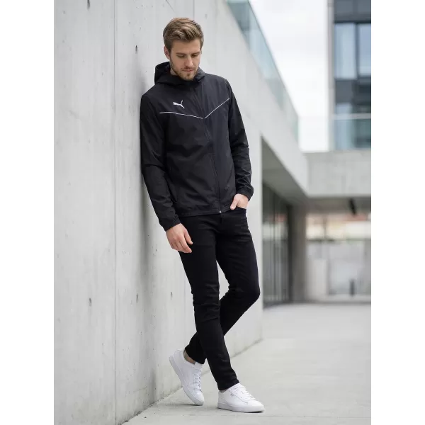  Férfi dzseki PUMA TEAMRISE ALL WEATHER JACKET 657396-03 FEKETE 