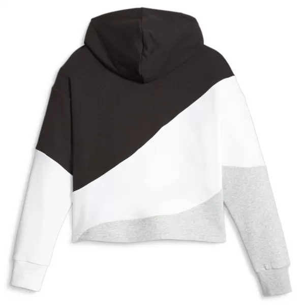  Női pulóver PUMA POWER CAT HOODIE TR 673977-51 FEKETE 