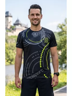 Prémium férfi póló ALTISPORT VOJ/ALM003TR01 FEKETE ÉS SÁRGA
