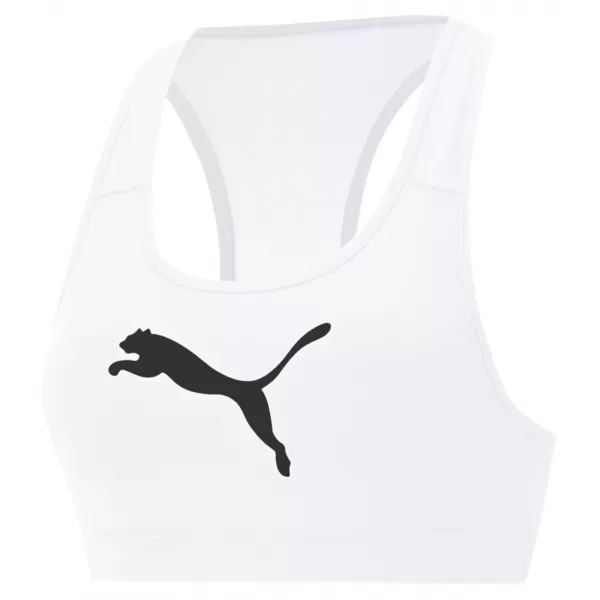  Női melltartó PUMA MID IMPACT 4KEEPS GRAPHIC BRA PM 520306-52 FEHÉR 