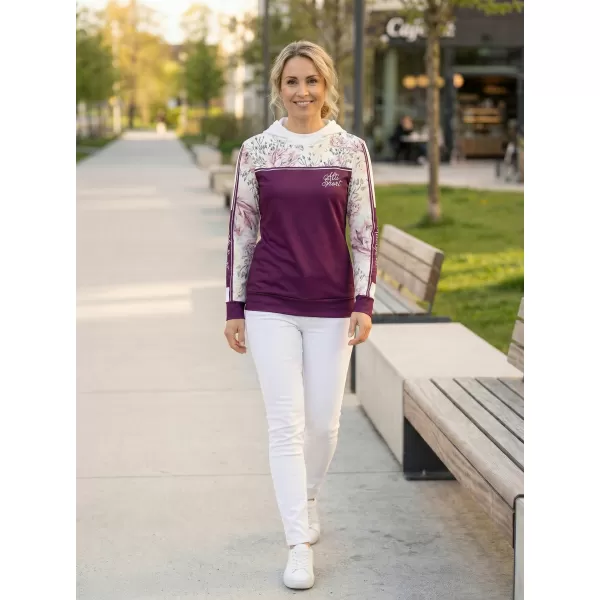  Női prémium pulóver ALTISPORT VOJ/ALW008MI01 BURGUNDIA 