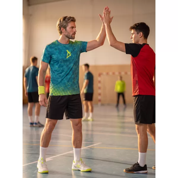  Férfi prémium funkcionális póló ALTISPORT VOJ/ALM005TR01 KEROZIN/SÁRGA 