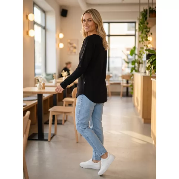  Hosszú ujjú női póló SAM 73 SHERRI WT 897 FEKETE 