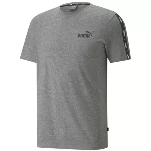 Férfi póló PUMA ESS+ TAPE TEE 847382-03 SZÜRKE 