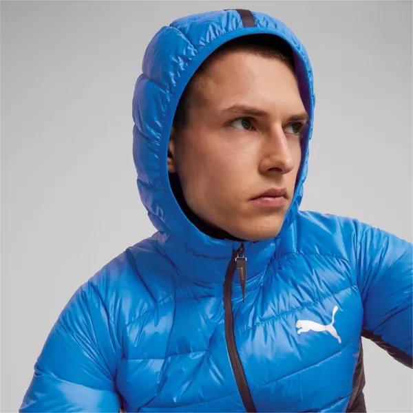  Férfi dzseki PUMA PACKLITE HOODED DOWN JACKET 849355-47 KÉK 