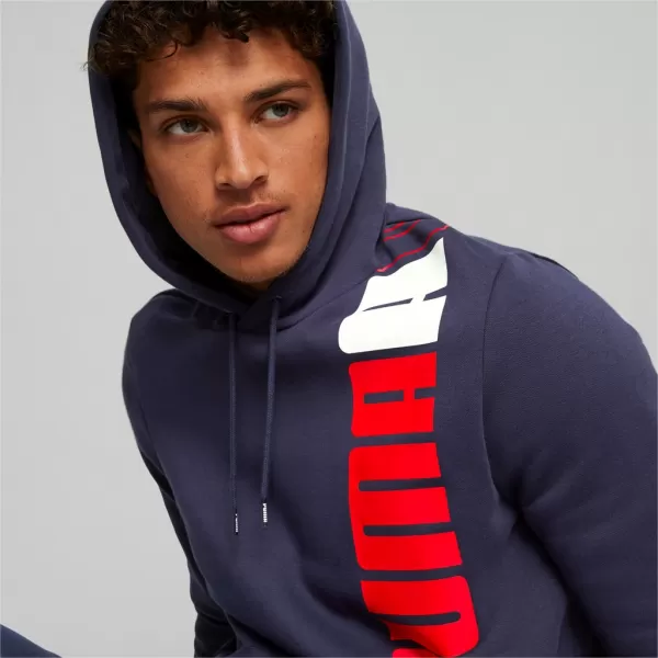  Férfi pulóver PUMA ESS+ LOGO LAB HOODIE FL 675919-06 KÉK 