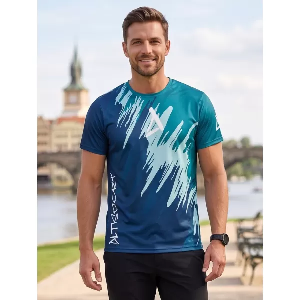  Férfi prémium funkcionális póló ALTISPORT VOJ/ALM006TR01 KEROZIN/KÉK 