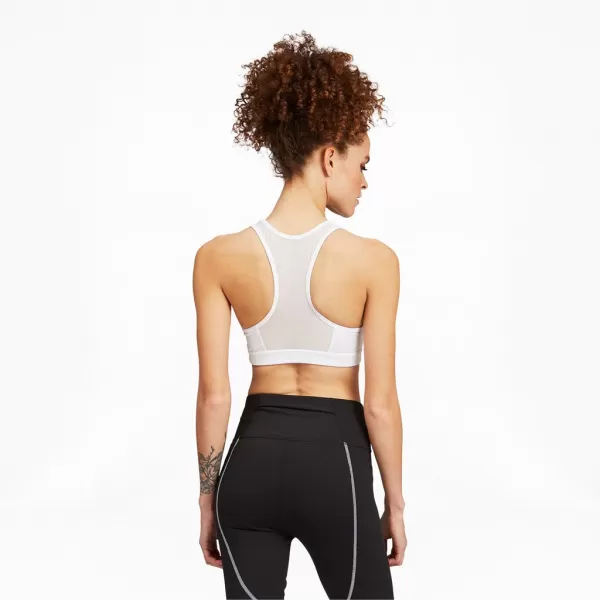  Női melltartó PUMA MID IMPACT 4KEEPS GRAPHIC BRA PM 520306-52 FEHÉR 