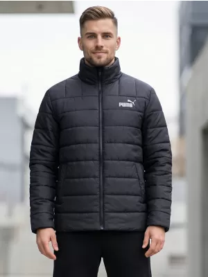 Férfi dzseki PUMA ESS+ PADDED JACKET 849349-01 FEKETE