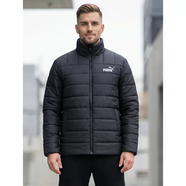  Férfi dzseki PUMA ESS+ PADDED JACKET 849349-01 FEKETE 