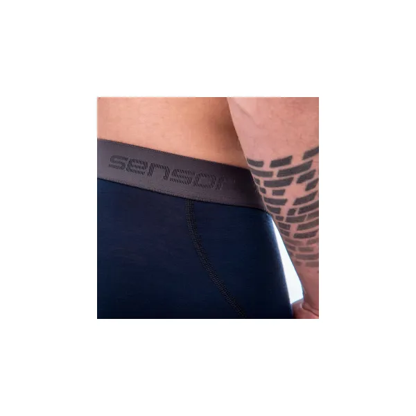  Férfi boxeralsó SENSOR MERINO ACTIVE DEEP BLUE 