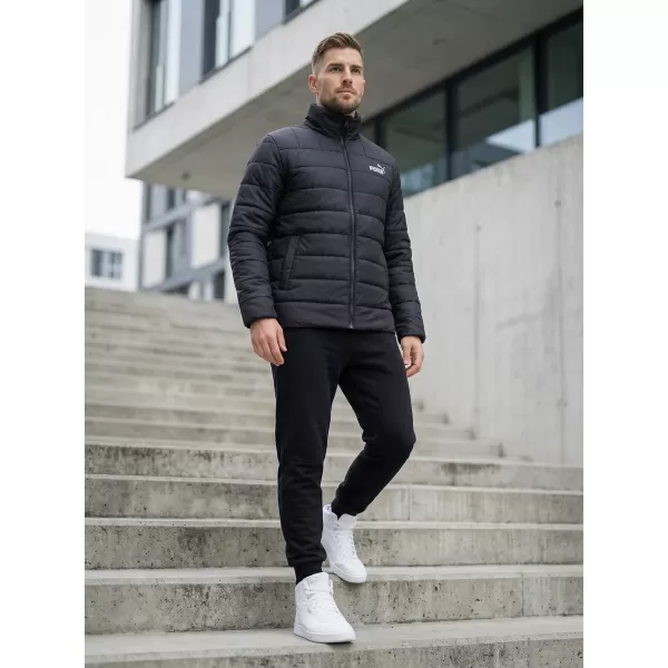  Férfi dzseki PUMA ESS+ PADDED JACKET 849349-01 FEKETE 