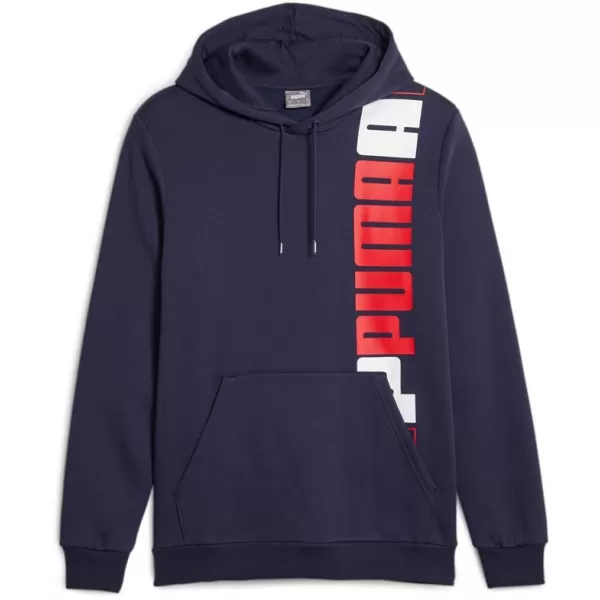  Férfi pulóver PUMA ESS+ LOGO LAB HOODIE FL 675919-06 KÉK 