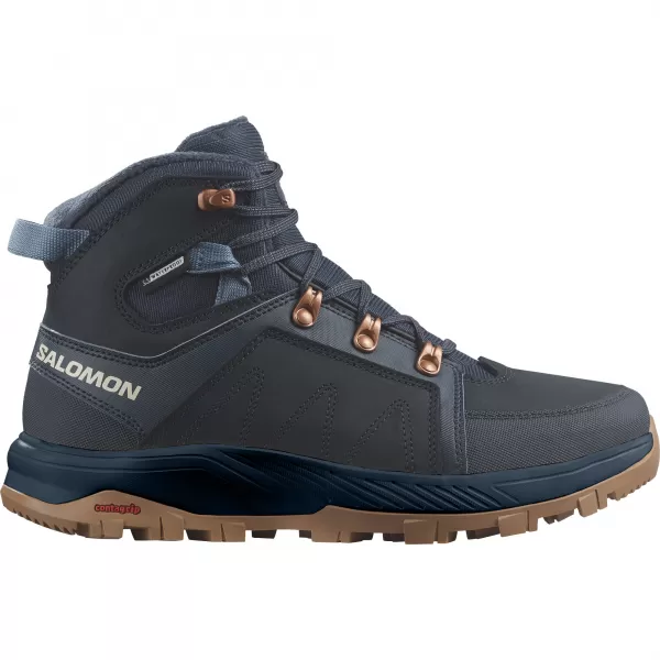  Női téli csizma SALOMON OUTCHILL TS CSWP W L47377300 SZÉN/SZÉN/BERING-TENGER 