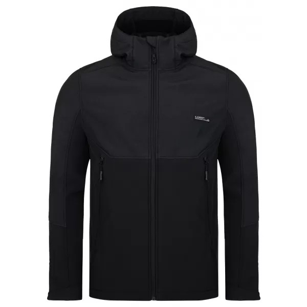  Férfi softshell kabát LOAP LUPP XLM2303 FEKETE 