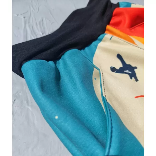  Gyermek softshell nadrág WAMU MOUNTAIN BIKE SVĚTLÁ SZÍNESEBB 