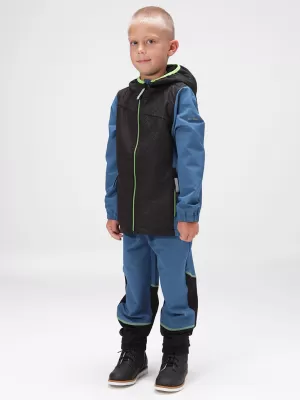 Gyermek softshell kabát LOAP URANIX OLK2307 KÉK