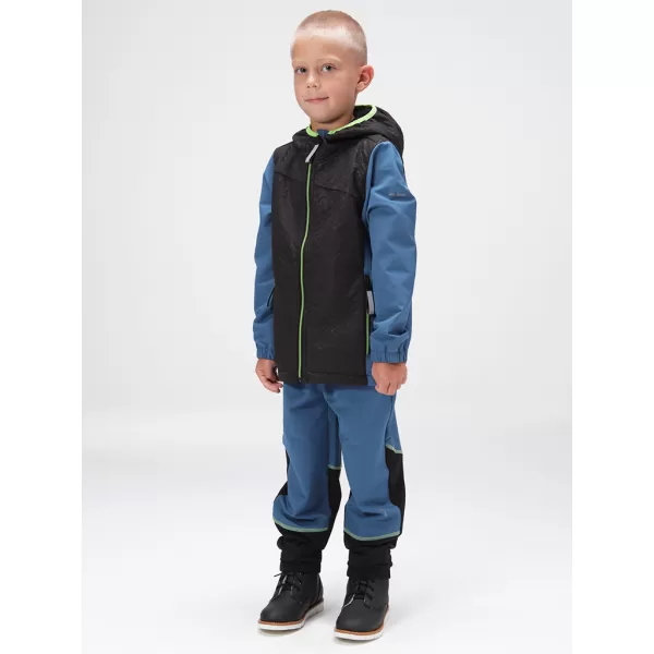  Gyermek softshell kabát LOAP URANIX OLK2307 KÉK 