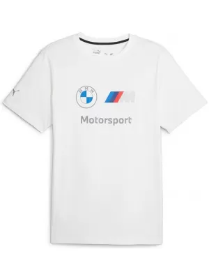 Férfi póló PUMA BMW MMS ESS LOGO TEE 621314-02 FEHÉR