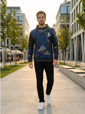 Prémium férfi pulóver ALTISPORT VOJ/ALM007MI01 SÖTÉTKÉK