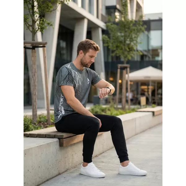  Prémium férfi póló ALTISPORT VOJ/ALM004TR01 GRAFIT 