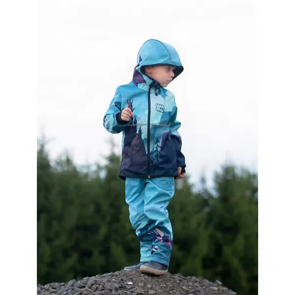  Baba softshell nadrág WAMU DRAGON FANTASY KÉK 