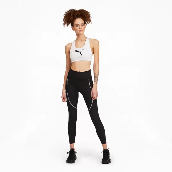  Női melltartó PUMA MID IMPACT 4KEEPS GRAPHIC BRA PM 520306-52 FEHÉR 