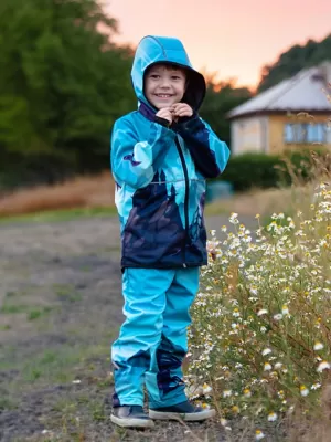 Baba softshell nadrág WAMU DRAGON FANTASY KÉK