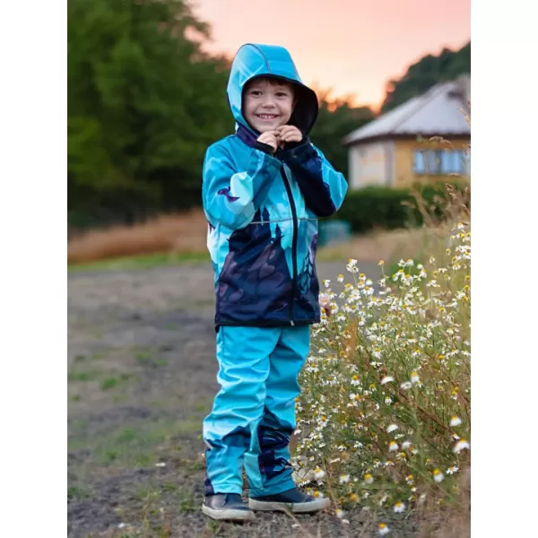  Baba softshell nadrág WAMU DRAGON FANTASY KÉK 
