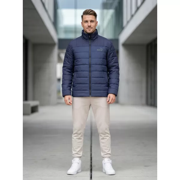  Férfi dzseki PUMA ESS+ PADDED JACKET 849349-06 KÉK 