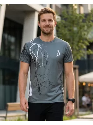 Prémium férfi póló ALTISPORT VOJ/ALM004TR01 GRAFIT