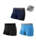 Férfi boxeralsó SENSOR MERINO ACTIVE 3-PACK BLACK/BLUE/DEEP BLUE