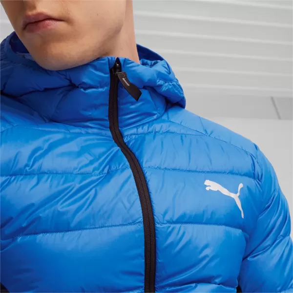  Férfi dzseki PUMA PACKLITE HOODED DOWN JACKET 849355-47 KÉK 