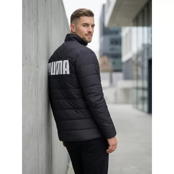  Férfi dzseki PUMA ESS+ PADDED JACKET 849349-01 FEKETE 