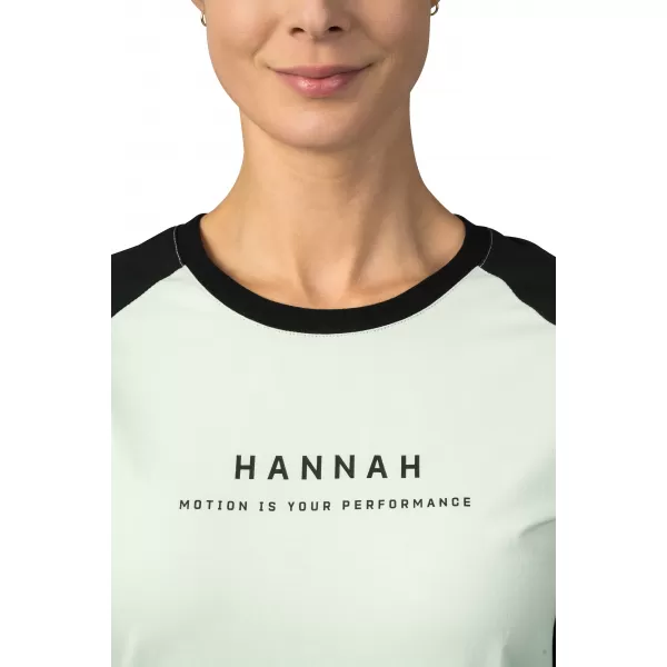  Hosszú ujjú női póló HANNAH PRIM HAJNALKÉK/ANTRACIT 