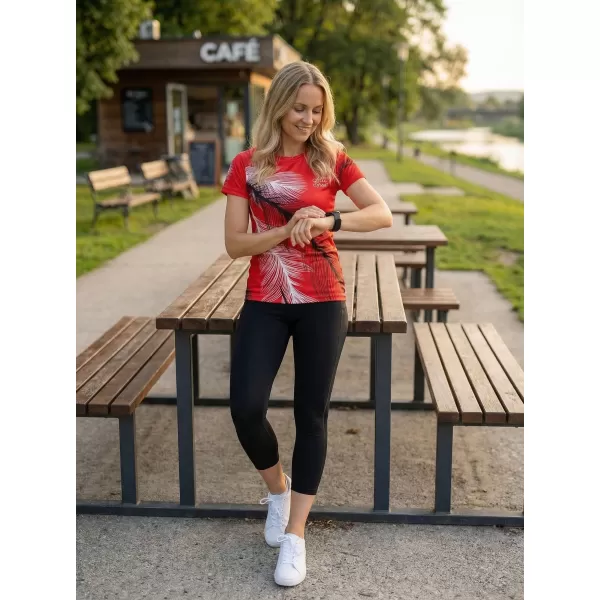  Prémium funkcionális női póló ALTISPORT VOJ/ALW001TR01 PIROS 