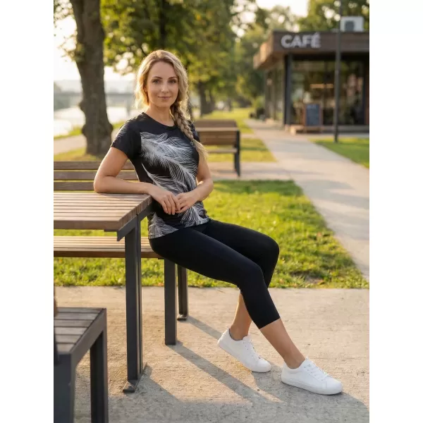  Prémium funkcionális női póló ALTISPORT VOJ/ALW001TR01 FEKETE SZÜRKE 