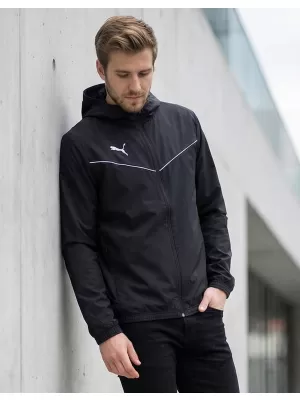 Férfi dzseki PUMA TEAMRISE ALL WEATHER JACKET 657396-03 FEKETE